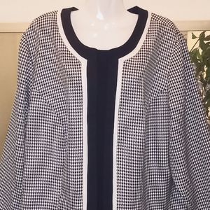 R & K Originals Blue Houndstooth Jacket